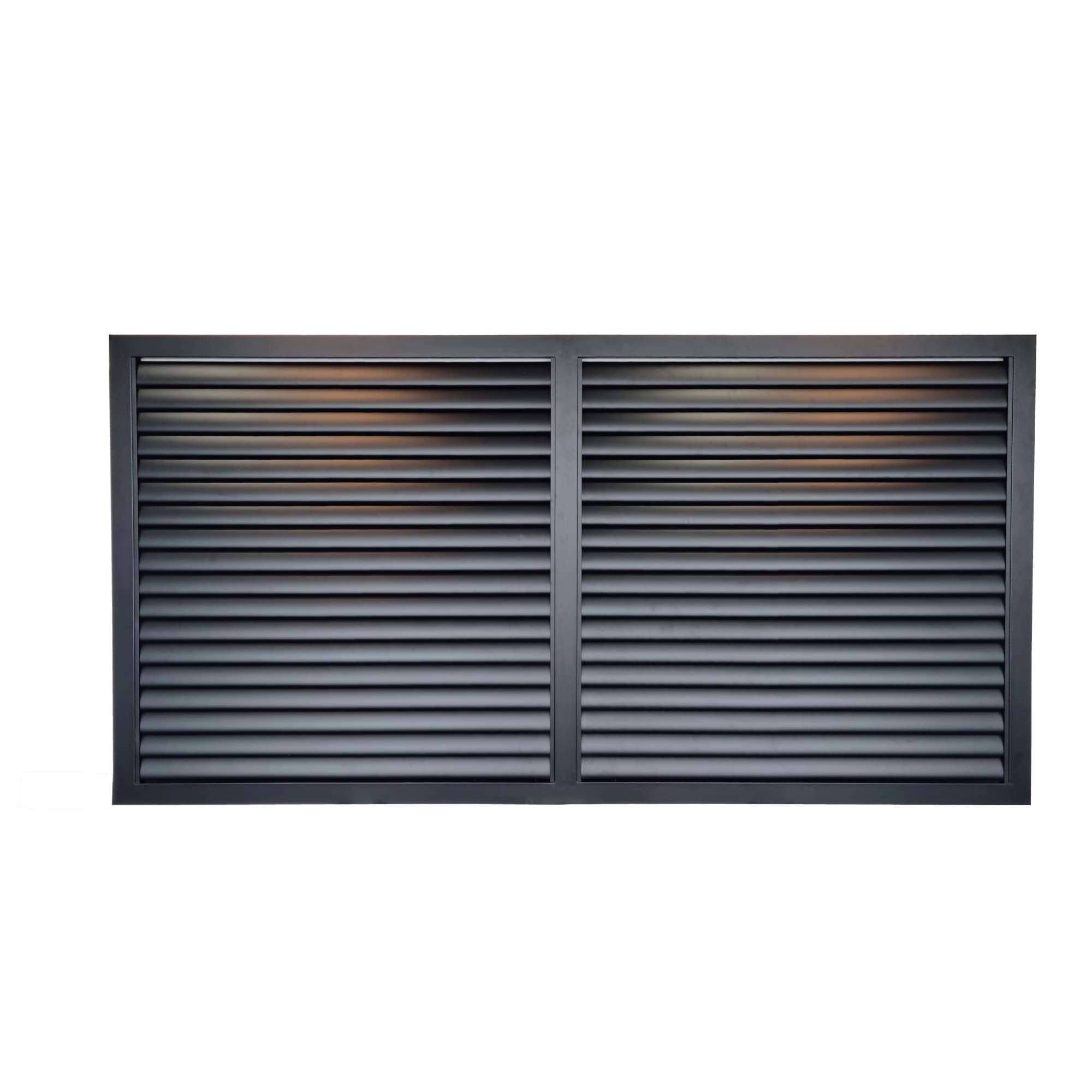 Louvre 3300 x 1700 Powdercoated Matte Black lo res