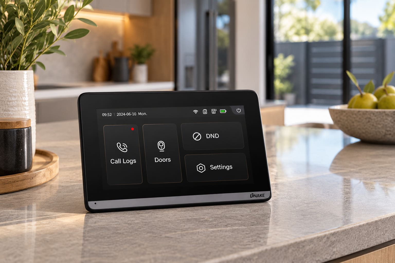 DNAKE DM60 on kitchen counter lres